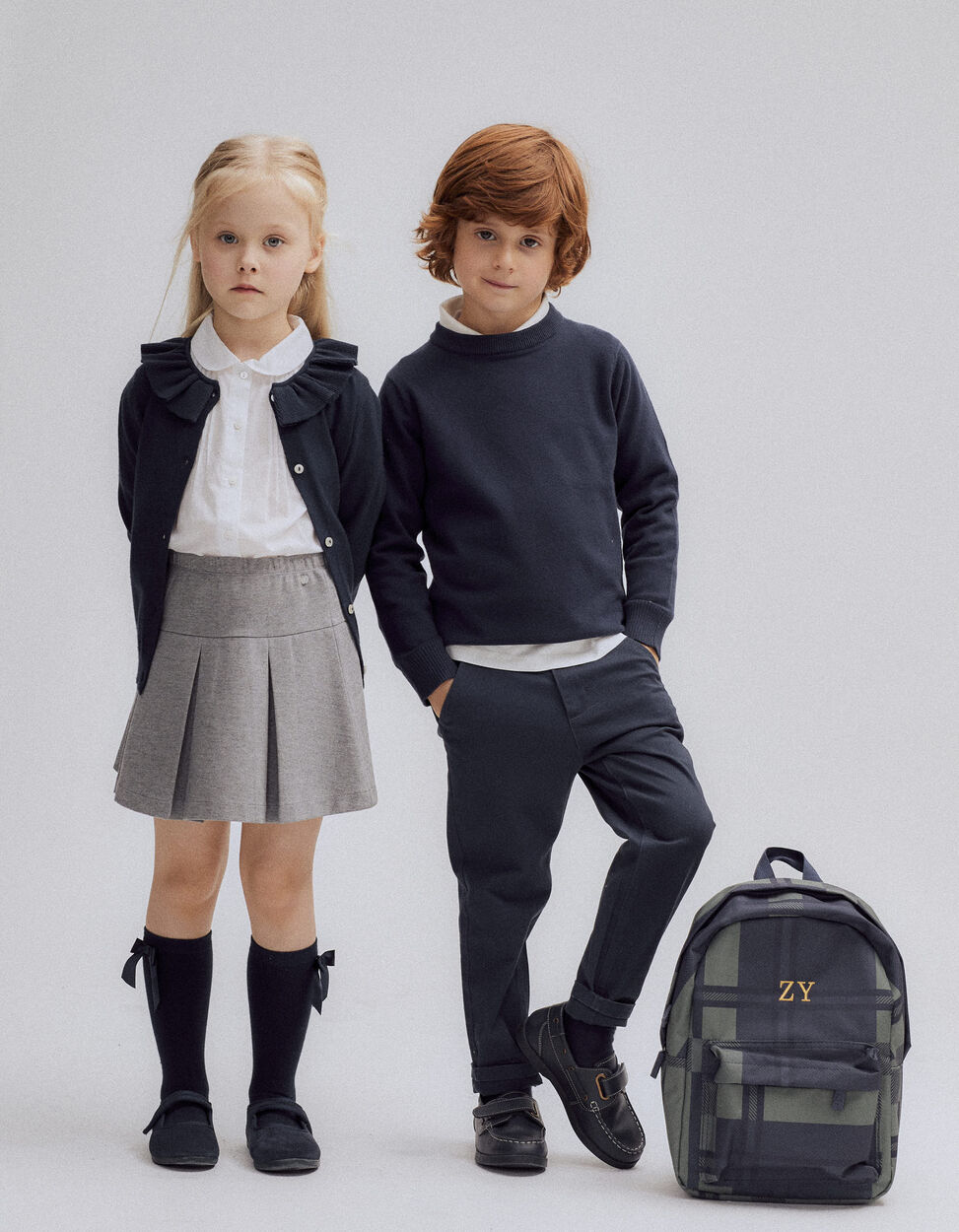 Ensemble d'uniformes pour garçon et fille - Retour à l'école
